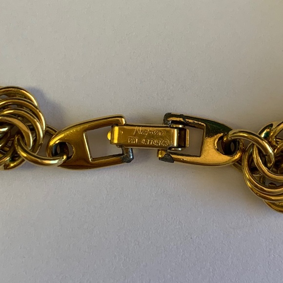 Vintage Napier Golden Love Knot Necklace - Picture 2 of 3
